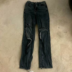 pacsun black 90’s boyfriend jeans in size 24
